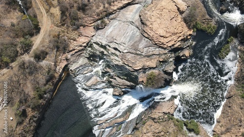 Top view of the water from the Hartbeespoort dam in South Africa photo