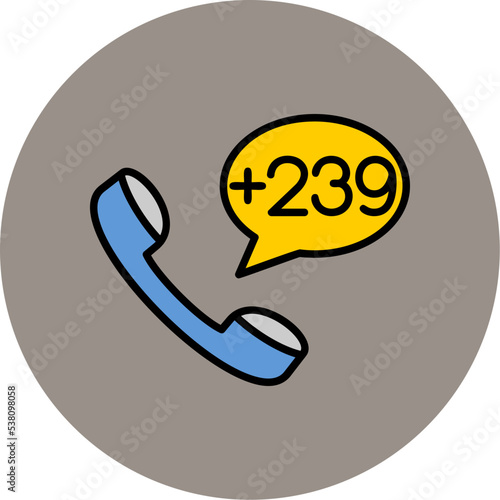 Sao Tome and Principe Dial code Icon