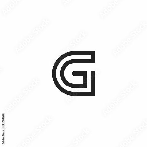 simple G initials logo