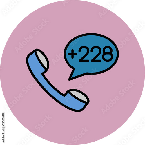 Togo Dial code Icon