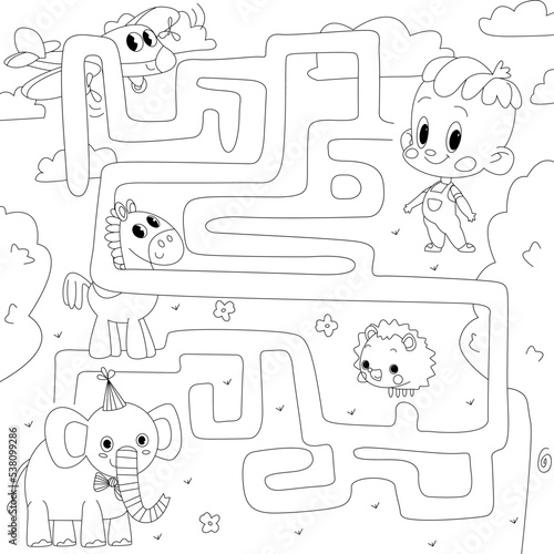 «Hello Baby» children’s maze labyrinth 