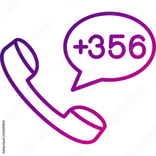 Malta Dial code Icon