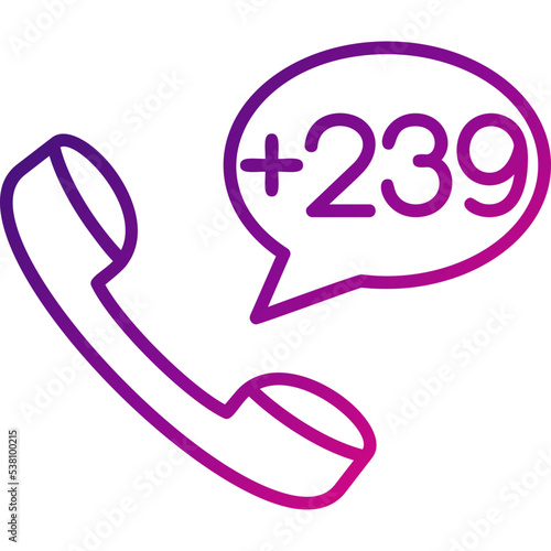 Sao Tome and Principe Dial code Icon