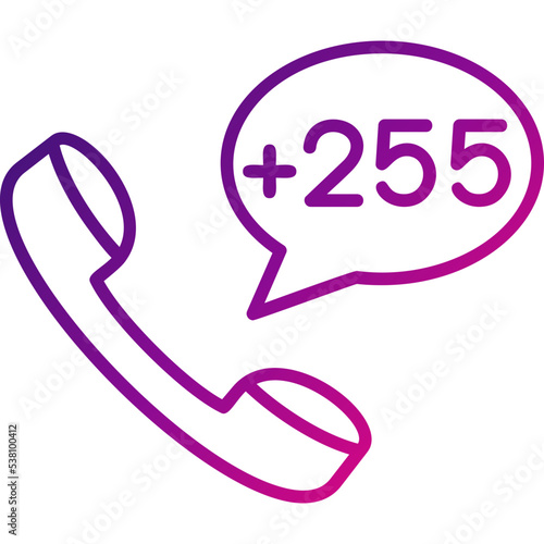 Tanzania Dial code Icon