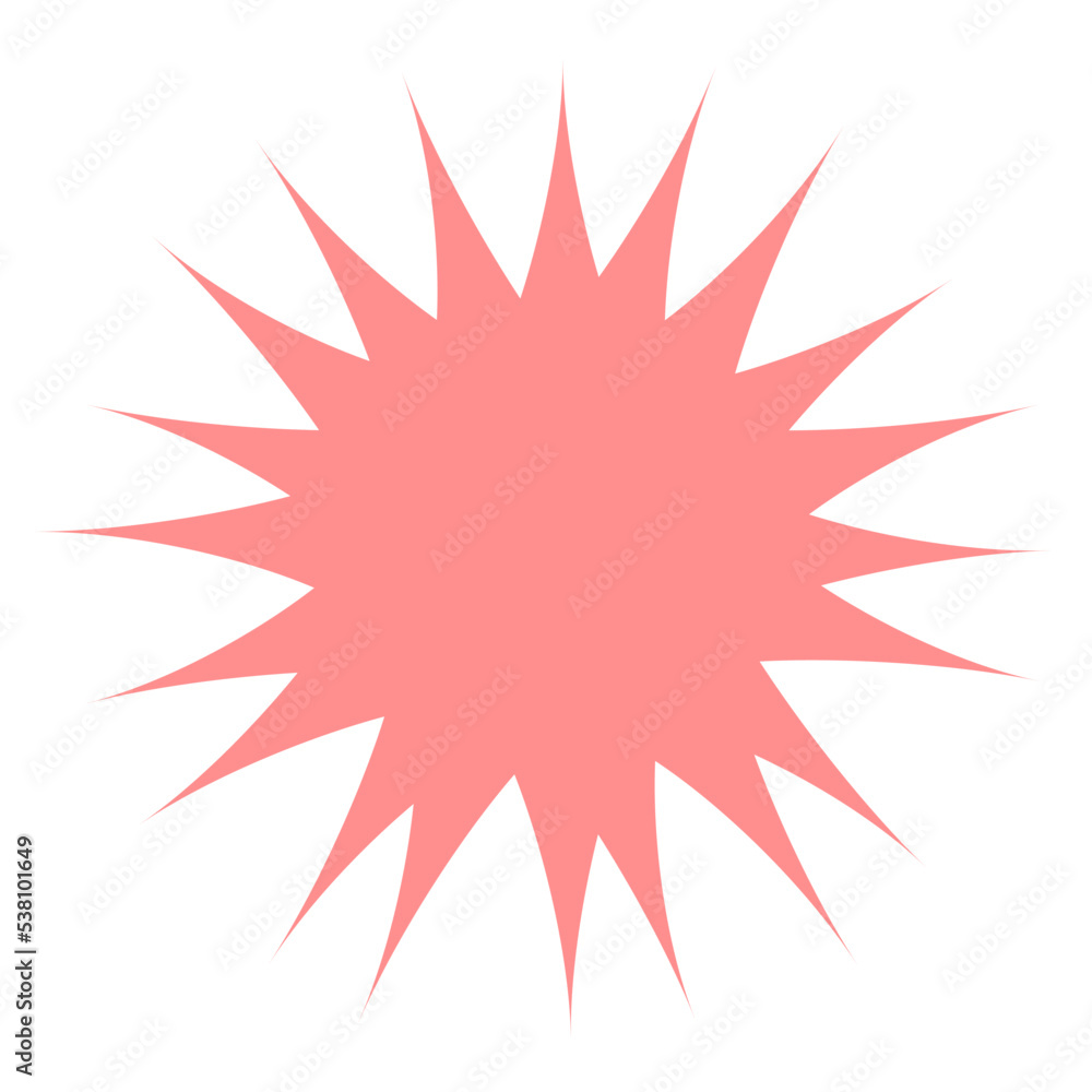 Abstract geometric shape. Cool psychedelic form. Abstract geometric shape. Cool psychedelic form.