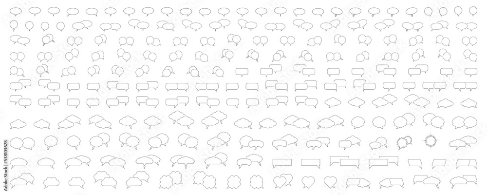 Speech Bubble Set Mega Collection 1. Speech Bubble Set.Talk Bubble. Vector. Speech Bubble Set Mega Collection 1. Speech Bubble Set.Talk Bubble. Vector.