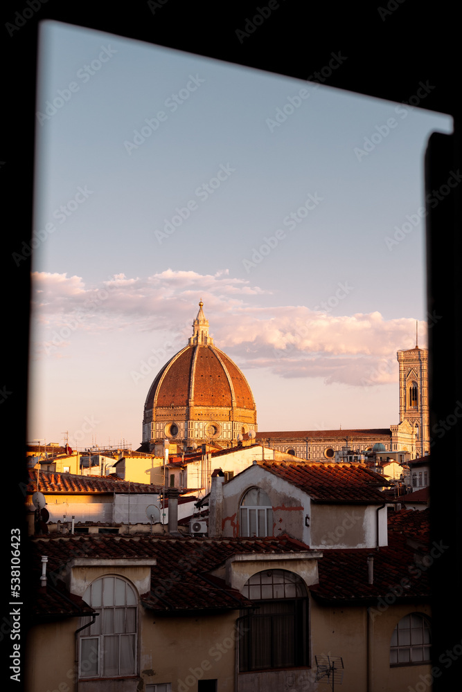 Obraz premium city del fiore cathedral