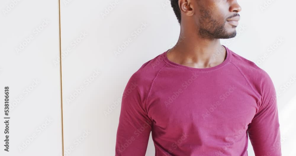 Portrait of happy african american man looking at camera and smiling Portrait of happy african american man looking at camera and smiling