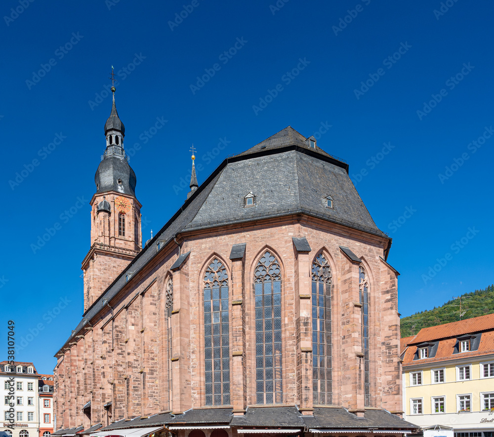 Fototapeta premium Church of the Holy Spirit in Heidelberg, . Baden-Württemberg, Germany, , Europe.