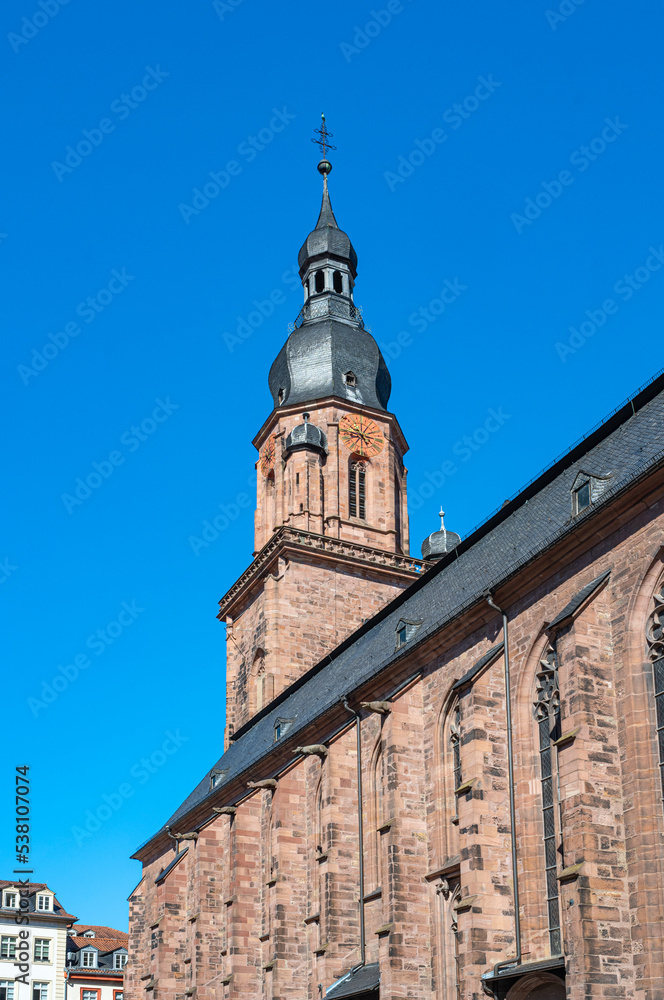 Church of the Holy Spirit in Heidelberg, . Baden-Württemberg, Germany, , Europe. Church of the Holy Spirit in Heidelberg, . Baden-Württemberg, Germany, , Europe.