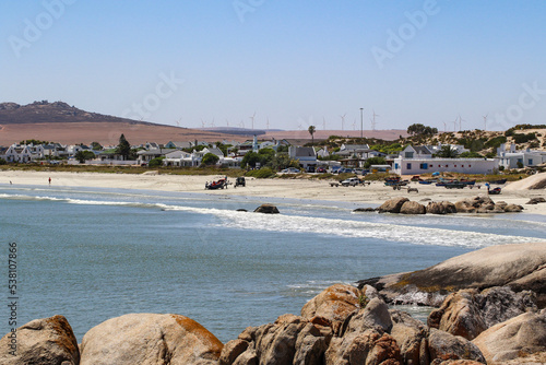 View of Paternoster coastline and beach photo