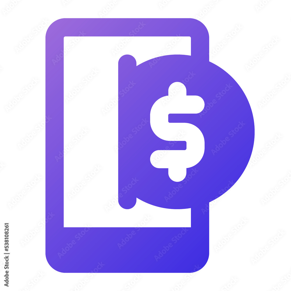 online payment icon flat gradient style online payment icon flat gradient style