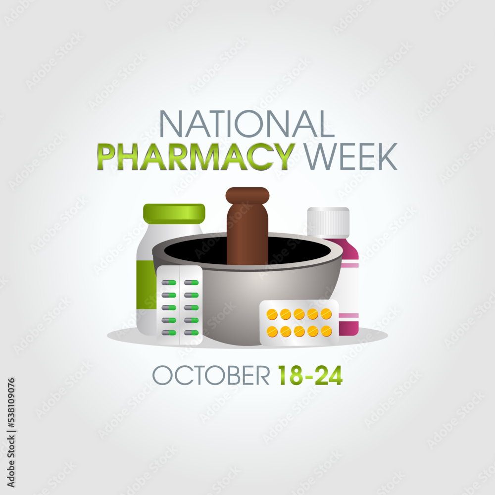 vector graphic of national pharmacy day good for national pharmacy day
