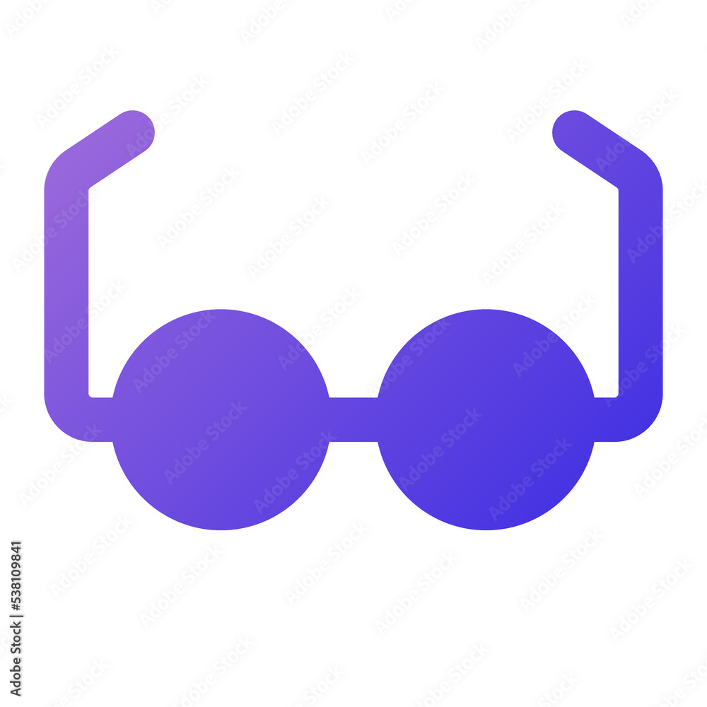 glasses icon flat gradient style glasses icon flat gradient style