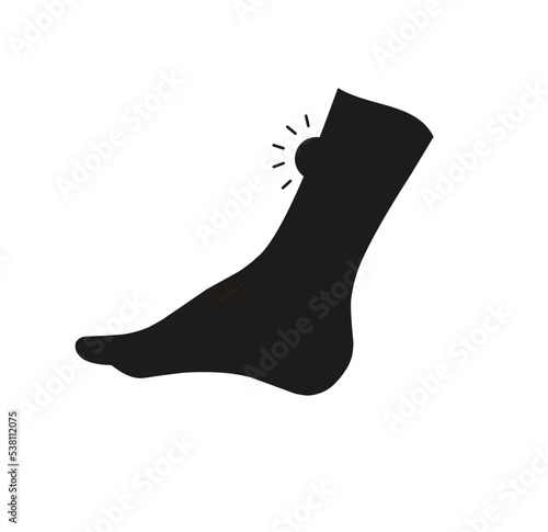 Lipoma linear icon. Fat composed benign tumors. Pet disease. Fatty lump. Skin affecting illness. Thin line customizable illustration. Contour symbol. Vector isolated outline drawing. Editable stroke