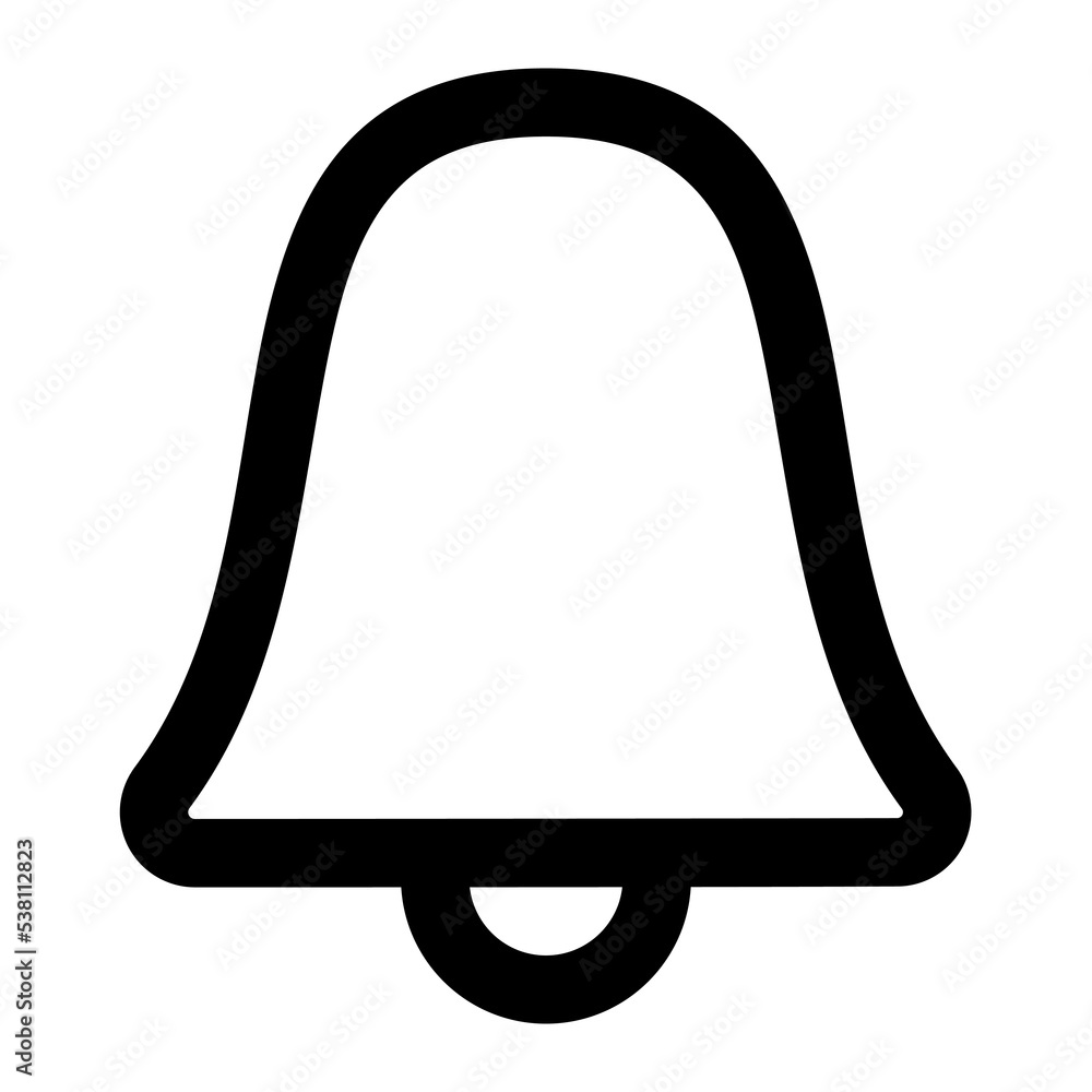 notification icon outline style notification icon outline style