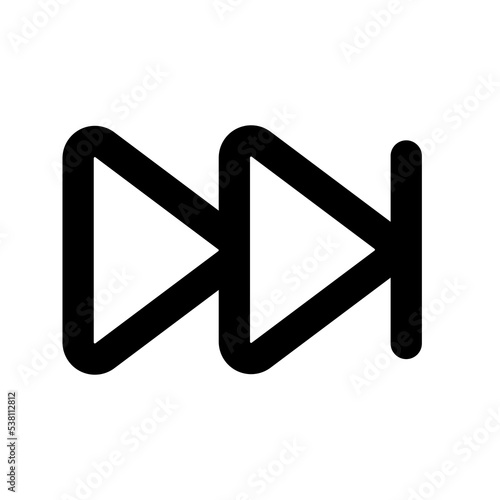 next icon outline style