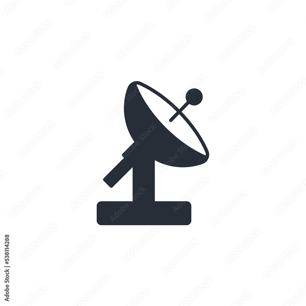 satelite dish icon vector icon.Editable stroke.linear style sign for use web design,logo.Symbol illustration. satelite dish icon vector icon.Editable stroke.linear style sign for use web design,logo.Symbol illustration.