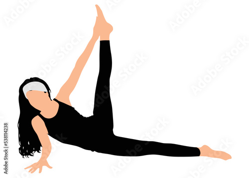 Fitness woman doing exercise