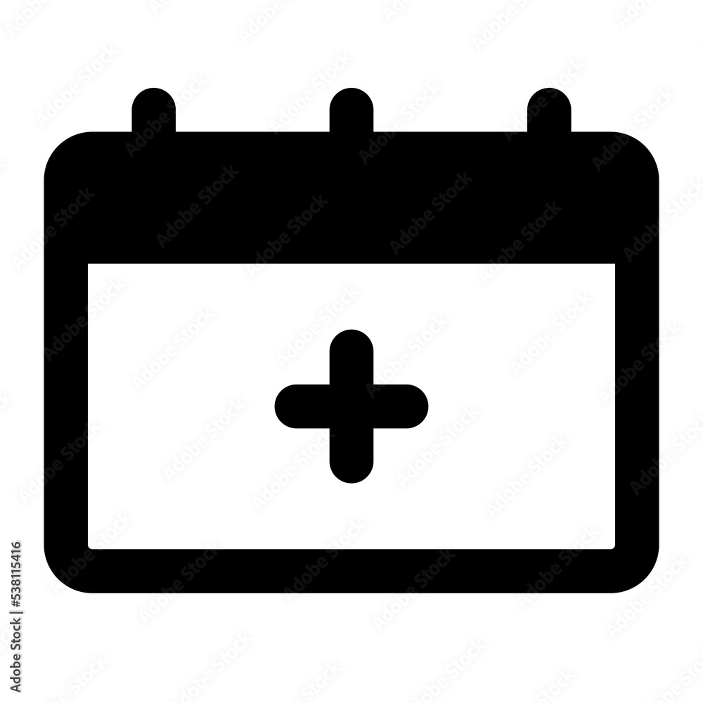 Obraz premium add icon solid style