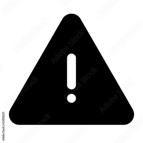 alert icon solid style