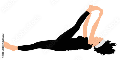 Fitness woman doing exercise