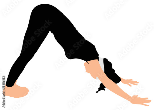 Fitness woman doing exercise