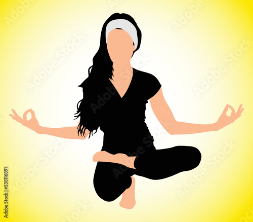Fitness woman doing exercise