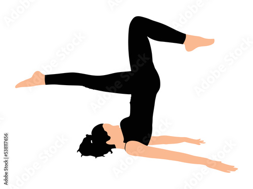Fitness woman doing exercise