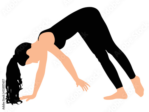 Fitness woman doing exercise