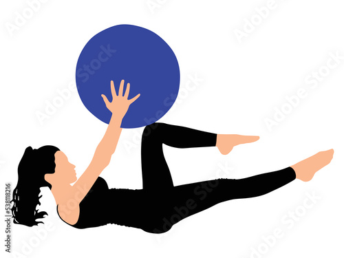 Fitness woman doing exercise