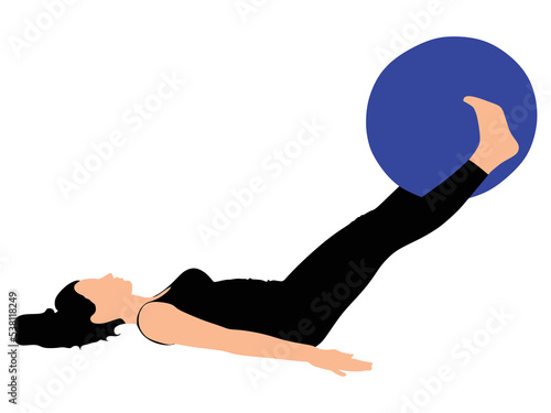 Fitness woman doing exercise