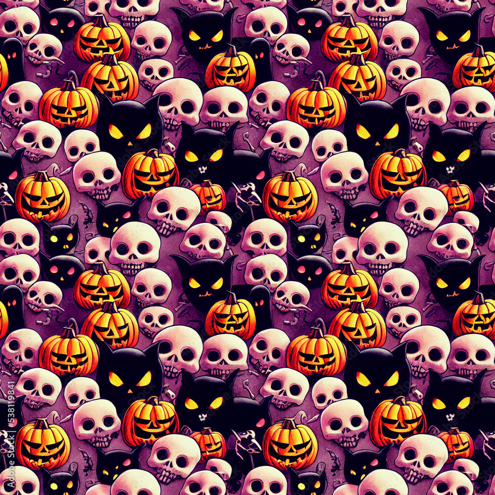 Halloween Pattern Halloween Pattern