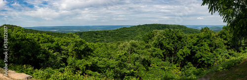 Panoramic view from Monte Sano State Park in Alabama