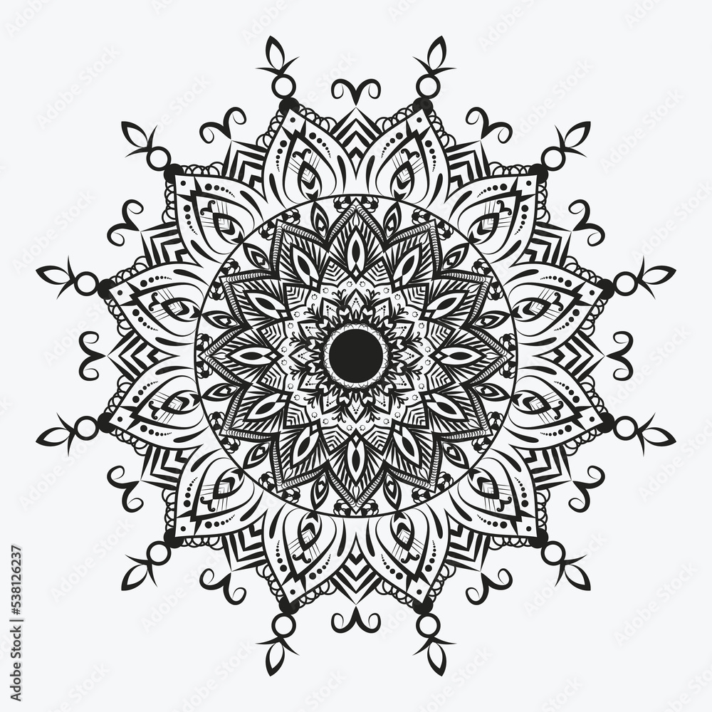 Luxury mandala ornamental background design with arabesque Islamic style Luxury mandala ornamental background design with arabesque Islamic style