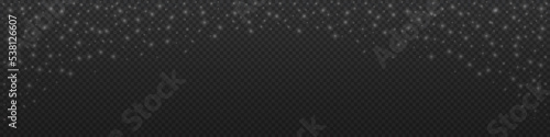 Snow light effect background. Holiday concept