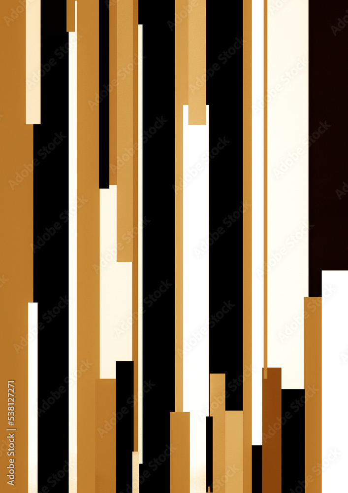 Retro vertical bars in light brown, yellow Retro vertical bars in light brown, yellow