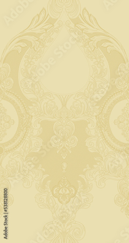 Classical luxury old fashioned damask ornament, royal seamless texture for wallpapers, textile, wrapping. Vintage exquisite floral baroque template.