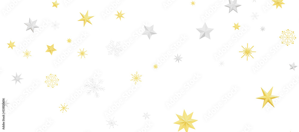 Christmas Card - Snowflakes Of Paper In Frame Christmas Card - Snowflakes Of Paper In Frame