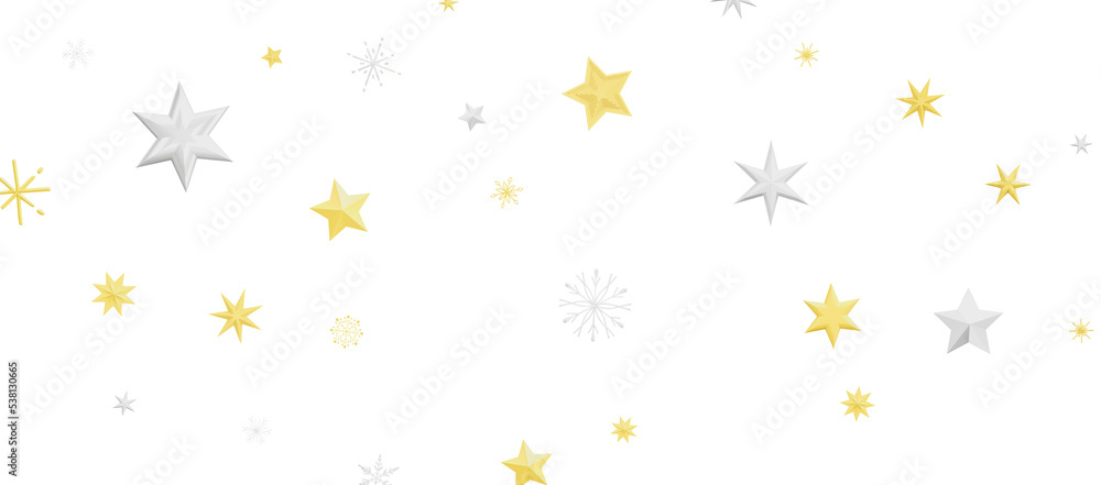 Christmas Card - Snowflakes Of Paper In Frame Christmas Card - Snowflakes Of Paper In Frame