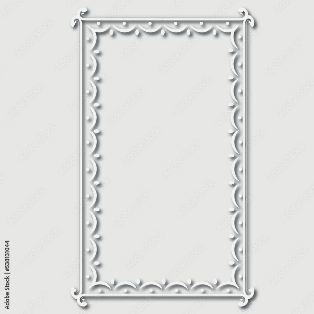 Frame, in the style of an ornament, Vector illustration eps 10, Art. Frame, in the style of an ornament, Vector illustration eps 10, Art.