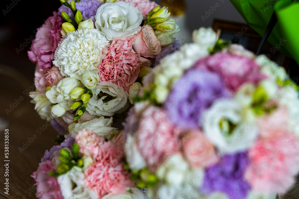 kwiaty dekoracja przygotowania ślub wesele - obrazy, fototapety, plakaty 