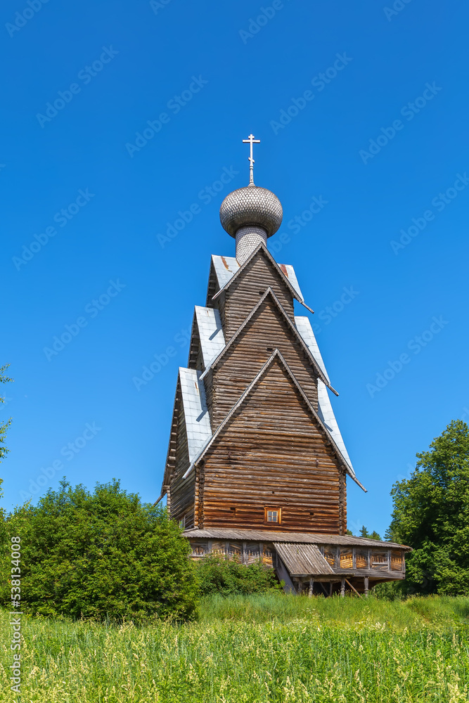 Church of John the Baptist, Shirkovo, Russia Church of John the Baptist, Shirkovo, Russia