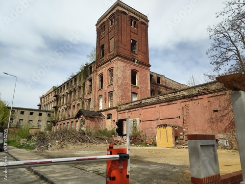 abadoned building with tower