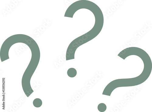 Questions marks illustration