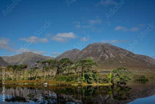 Pine Island, a beautiful photogenic spot in the Irish region of Connemara, Ireland © Bo