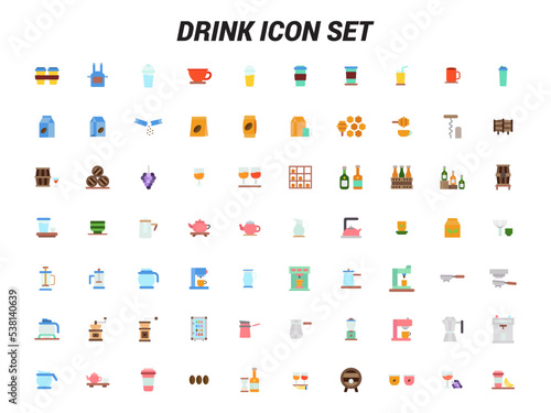 Drink Icon for website, symbol, UI Essential, design, presentation
