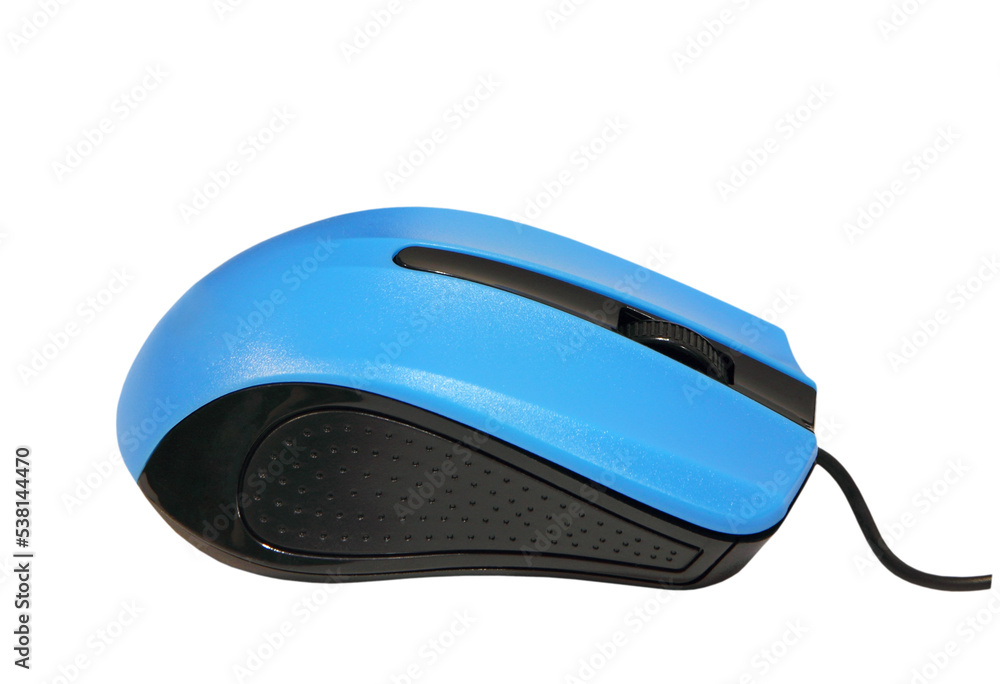 Modern wired Computer mouse isolated on white. Modern wired Computer mouse isolated on white.