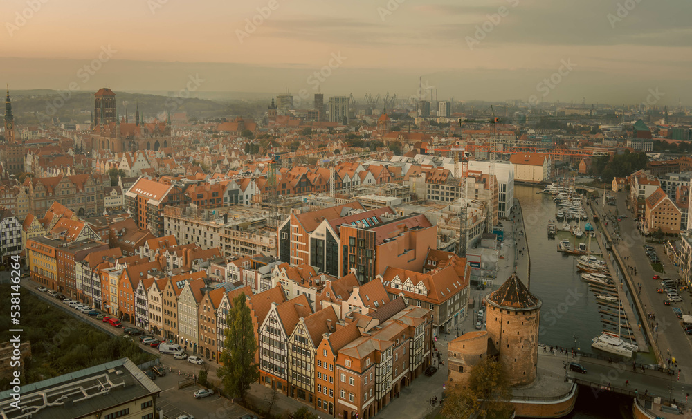 Obraz premium gdansk panorama
