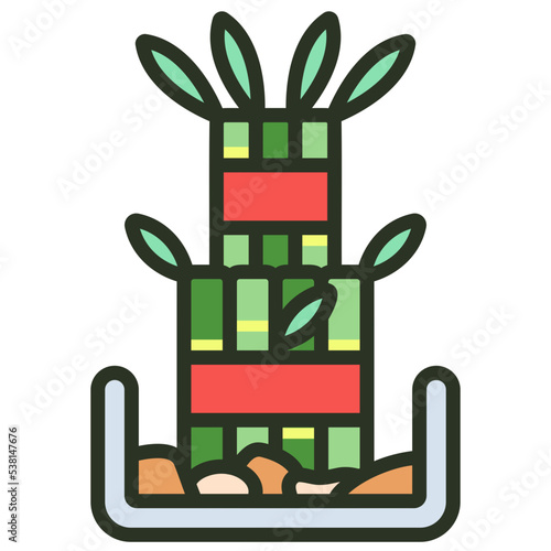 lucky bamboo icon